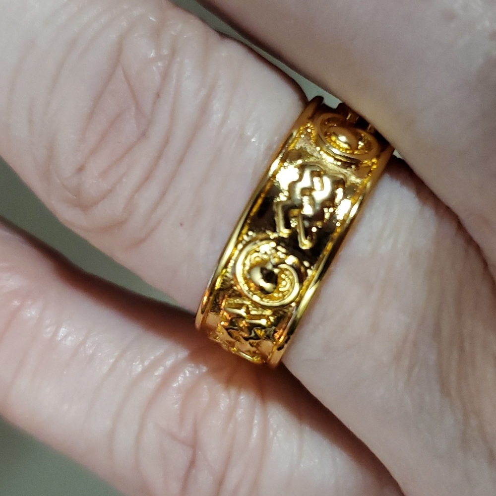 🎄5/$30🎄  Faith Heart Gold Plated  Ring